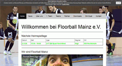 Desktop Screenshot of floorball-mainz.de